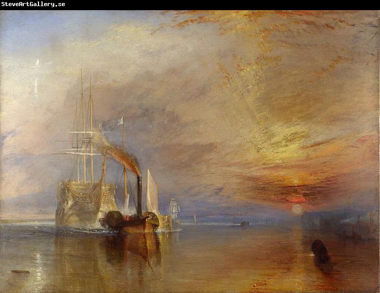 J.M.W. Turner The  Fighting Temeraire Tugged to het last berth to be Broken Up (mk09)